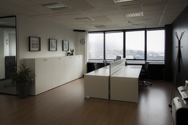 The great view from one of our temporary offices!
