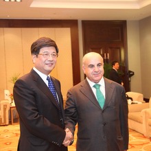 Ghazi met Vice Governor Zheng of Fujian Province