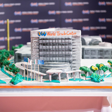 WTC Bucharest cake commemorating WTC Bucharest's 20th Anniversary