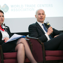 Crisitna Arambasa, Head of Trade Finance, EximBank Romania & Bogdan Olteanu, Vice Governor, National Bank of Romania