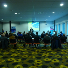 Presentation by managing director WTC Leeuwarden, Evert Jan Schouwstra