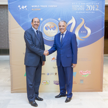 Trade Minister Mustapha Benbada with Ahmed TIBAOUI  