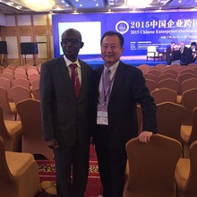 EMMANUEL DONI-KWAME WITH CEO OF LEKKI FREE ZONE