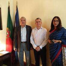 A team of WTC Goa met with the Consul General of Portugal, HE Rui Carvalho Baceira