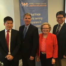 Part of Tianjin Delegation with Gary Biehn and Linda Conlin