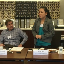 Dr. Bennett and associate of Devon International