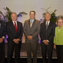 Gary Biehn, Dave Whitman, Bruce Carnevale, Jerry Sweeney, and Linda Conlin