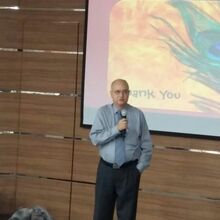 Mr. Virendra Gupte,from TATA International, explaining International Business Environment & its Challenges