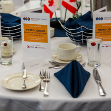 Luncheon with Pierre Cléroux