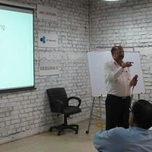 Mr. Shailesh Jayawant addressing the audience on the topic of Packaging