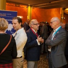 Managing director of WTC Leeuwarden - Evert Jan Schouwstra (right)