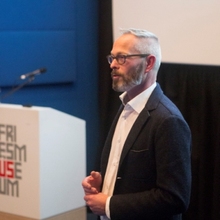 Curator Frank van der Velden of the Fries Museum