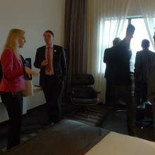 Tour of the hotel accomodation during the General Assembly in 2018