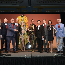 Passing the General Assembly baton from 2017 host WTC Las Vegas to next years host World Trade Center Leeuwarden