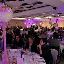 Dinner in the plenary room