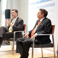 Dr. Singh and Edward McGinnis