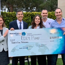 Eddy Pump presented with check