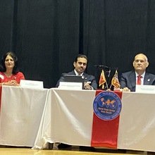 A roundtable of business leaders and His Excellency