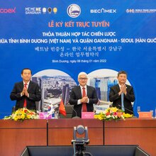 Leaders of Binh Duong Province and Representatives of Korean associations in Vietnam