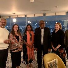 Dinner with former WTCA Board Director, Balaram Menon