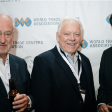 Rolf Draak (WTCA Board Member/WTC Nice/WTC Sophia Antipolis), John E. Drew (WTCA Chairman/WTC Washington, D.C./WTC Boston/WTC Dublin) and Carlos Ronderos (WTCA Regional Director, LatAm
