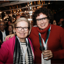 Linda Conlin (WTC Greater Philadelphia) and Karen Gerwitz (WTC Denver)