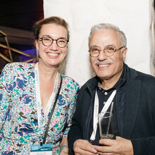 Laurie Grzechnik (WTC Lille) and Ahmed Tibaoui (WTC Algiers, WTCA Board Member)