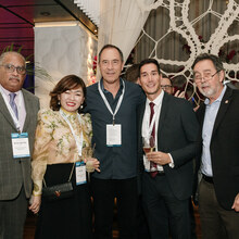 Brian Wesley Kirton (WTC Georgetown), Xiaolan Zhu (WTC Haikou), Eugenio Jose Reyes Guzman (WTC Monterrey, WTCA Board Member), Leonardo Monniello (WTC Trieste) and John Dickson