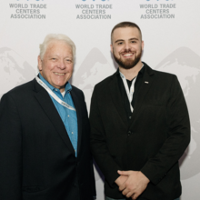 John E. Drew (WTC Boston/Dublin/Washington DC, WTCA Board Member) and Hiago Tavares (WTC Sinop)