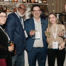 Freerk Faber (WTC Twente, WTCA Board Member), André Brin (WTC Winnipeg) Steven Bradley (WTC Greater Philadelphia) and Jessica Freire (WTCA Business Development Lead)