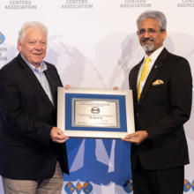 John E. Drew (WTC Boston/Dublin/Washington DC, WTCA Board Member) and Vineet Verma (WTC Bengaluru/Devanahalli/Chennai/Kochi, WTCA Board Member)