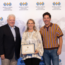 John E. Drew (WTC Boston/Dublin/Washington DC, WTCA Board Member), Leigh Ryan (WTC Savannah), Scott Center (WTC Savannah, WTCA Board Member)