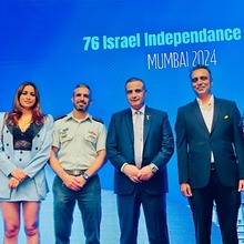 Celebrated the 76th Israel Independence Day in Mumbai