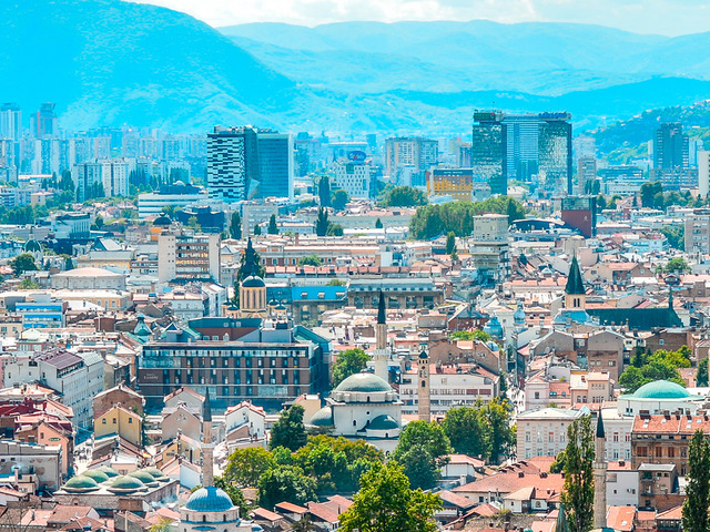 Sarajevo city hero image