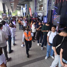 Queue of Attendees for MIAS 2024