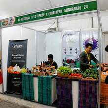 veggie stall at WTCMM Agrilink event