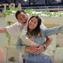 Engaged Couple at the Wedding and Debut Expo 2025